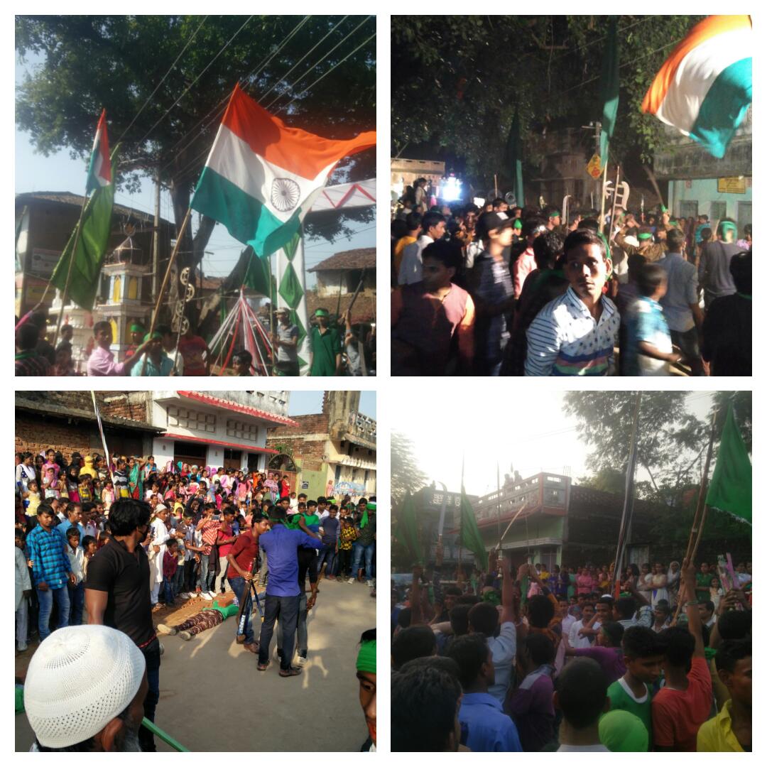 कला और संस्कृति का संगम- मुहर्रम के जुलुस में उमड़ा जन सैलाब