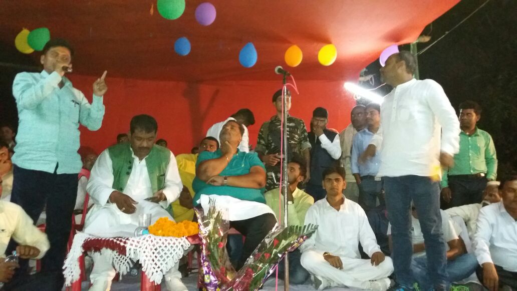 सांस्कृतिक कार्यक्रम का उद्घाटन करने गोह पहुंचे पप्पू यादव