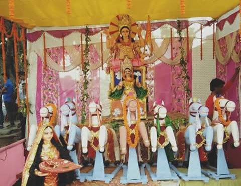 गोह: भगवान भास्कर क्लब ने श्रद्धालुओं के लिए किया इंतेज़ाम