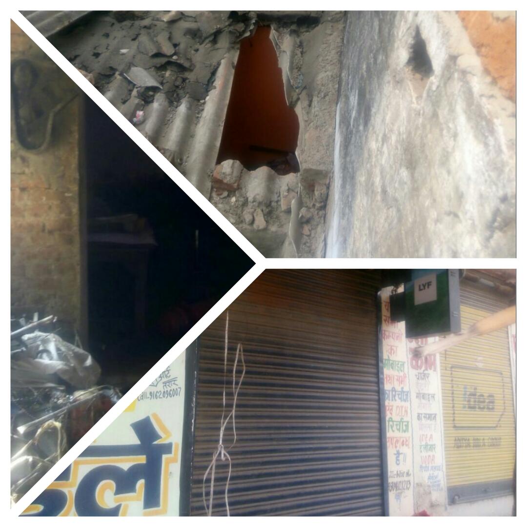 पटना रोड में कल रात लाखों की चोरी, चोरों ने तीन दुकानों को बनाया शिकार