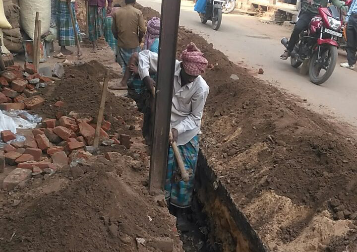हर घर नल, हर घर जल के तेहत पाइपलाइन का काम फिर से शुरू