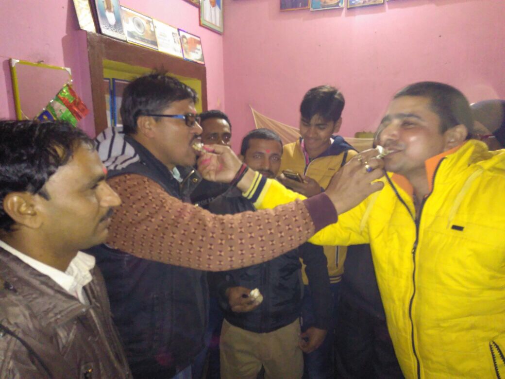 शहर के चार चर्चित चेहरों का जन्मदिन संयुक्त रूप से मनाया गया