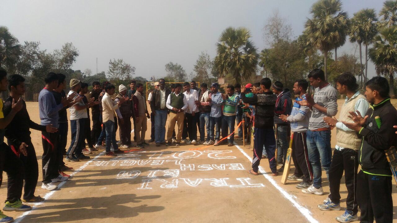 तरारी: क्रिकेट टूर्नामेंट की शुरुवात- पहले मैच में दाऊदनगर की भिड़ंत गोह से