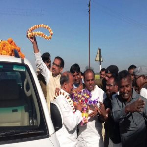 जदयू नेताओं ने किया स्वागत