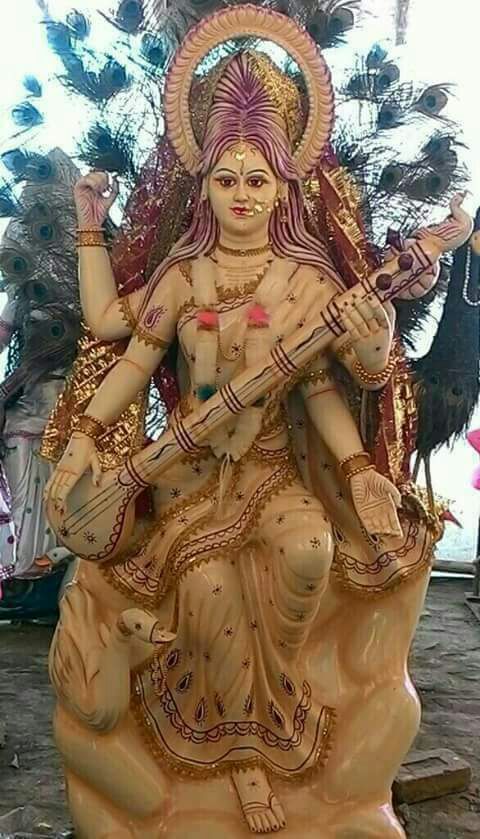 धूम-धाम से मनाई गयी सरस्वती पूजा