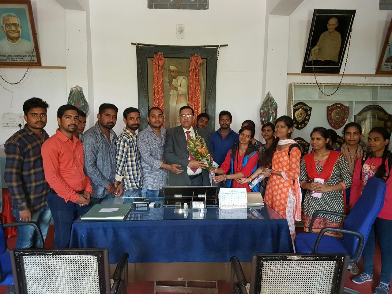 सिन्हा कॉलेज के उप-प्राचार्य नियुक्त किये जाने पर अभाविप ने दी बधाई-