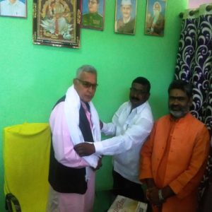 विधान पार्षद का किया गया स्वागत