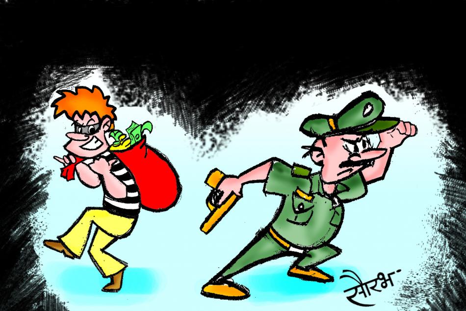  अज्ञात चोरों ने की हजारो रूपये के सामान की चोरी