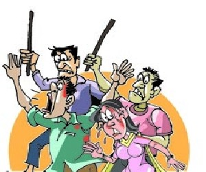 मारपीट का मामला दर्ज