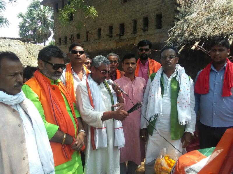 बीजेपी द्वारा  मनाई गई बाबा साहब भीमराव अंबेडकर की126वीं जयंती 