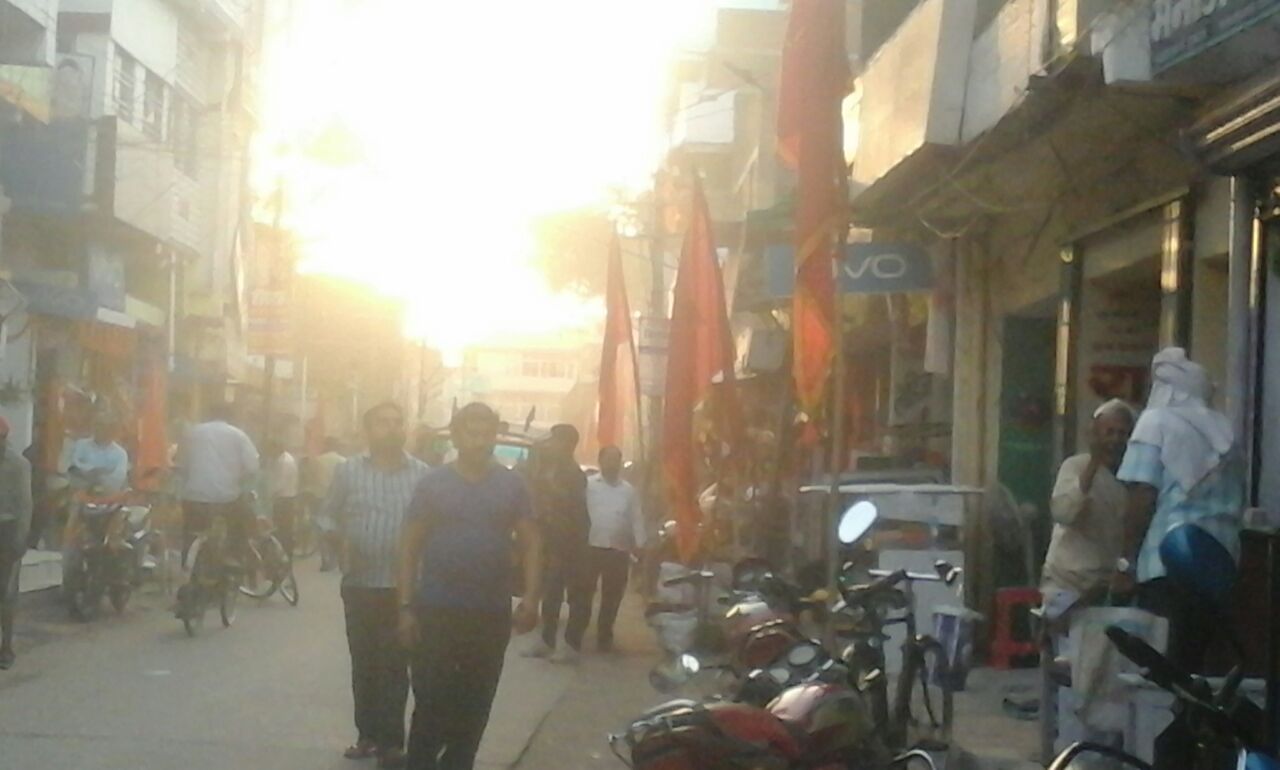 जलभरी के लिए निकले जाने वाली शोभायात्रा की तैय्यारी पूरी कर ली गयी है