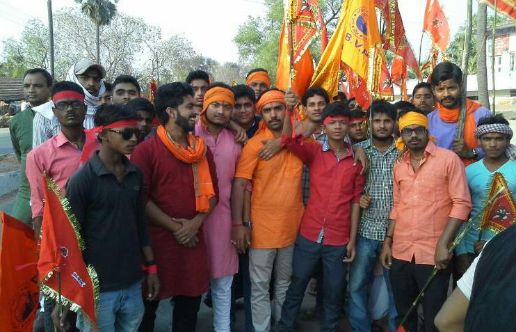 ABVP द्वारा निकाले गए जुलूस