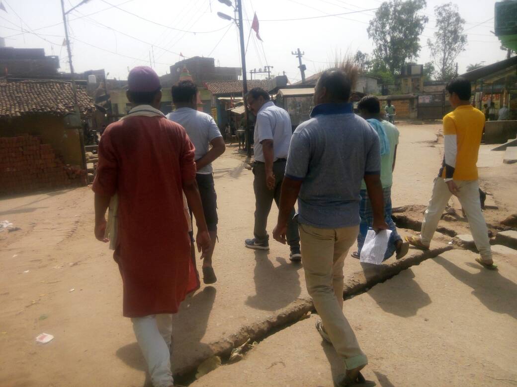 कार्यपालक पदाधिकारी ने किया निरीक्षण 