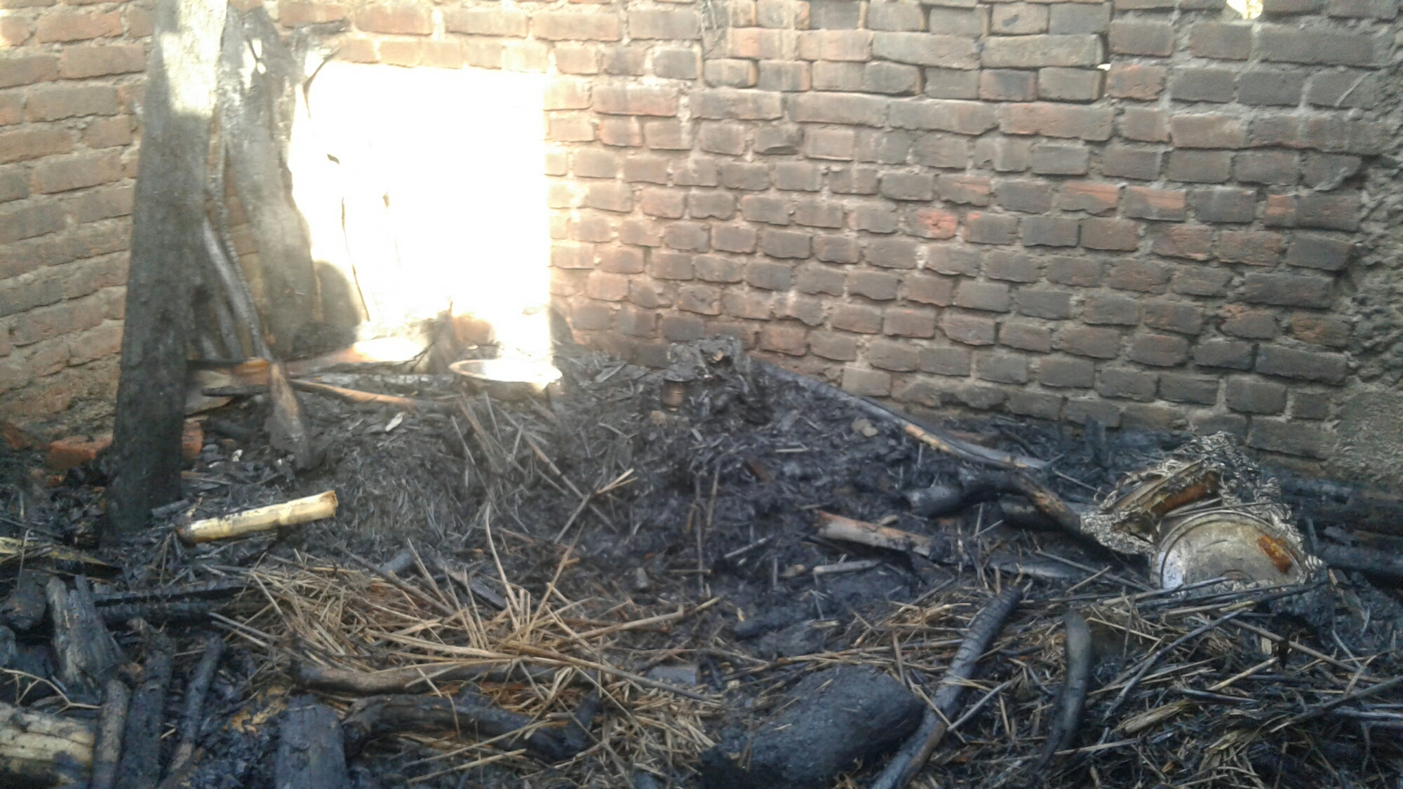 अगलगी में हुये नुकसान का निरीक्षण कराने का अनुरोध 