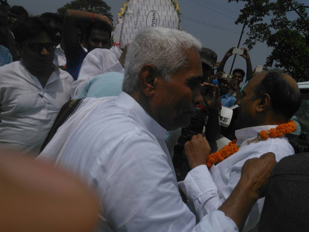  राज्यसभा सांसद का हुआ भव्य स्वागत 