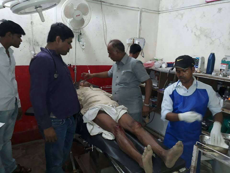 आॅटो पलटने से एक जख्मी