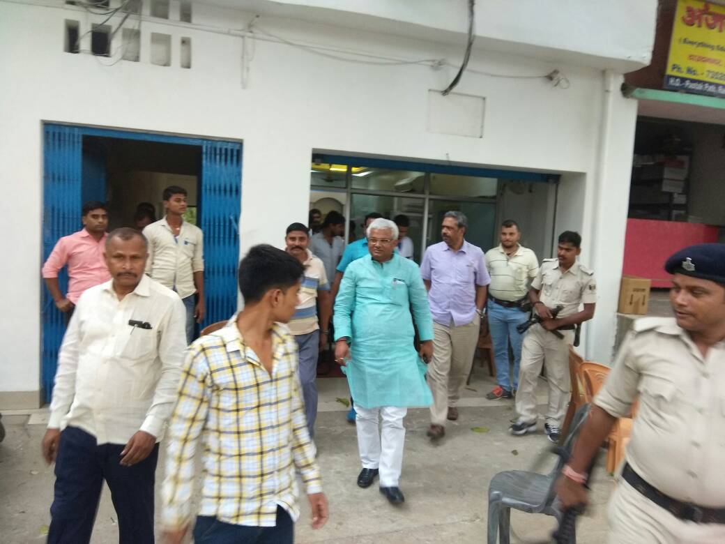 विधायक भोला यादव का किया गया स्वागत