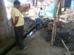 व्यक्तिगत तौर पर कराया पुलिया का निर्माण