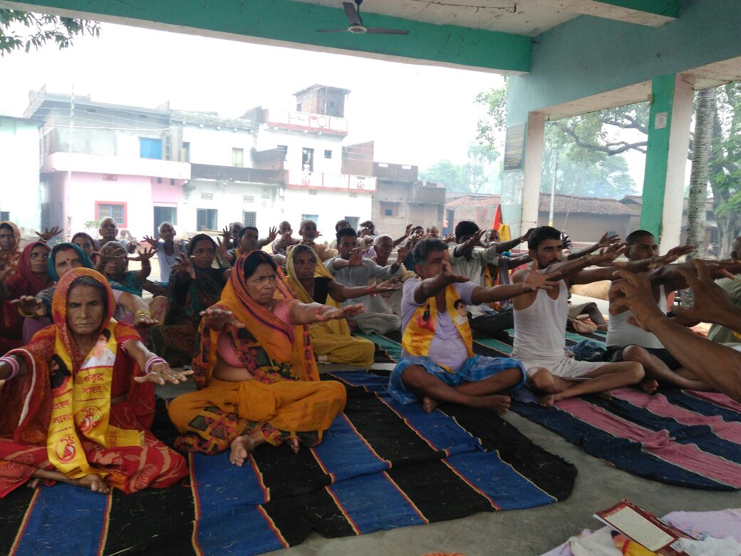 पांच दिवसीय योग शिविर का आयोजन