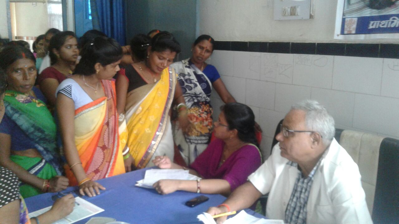 ​गर्भवती महिलाओं की हुई निःशुल्क  जाँच