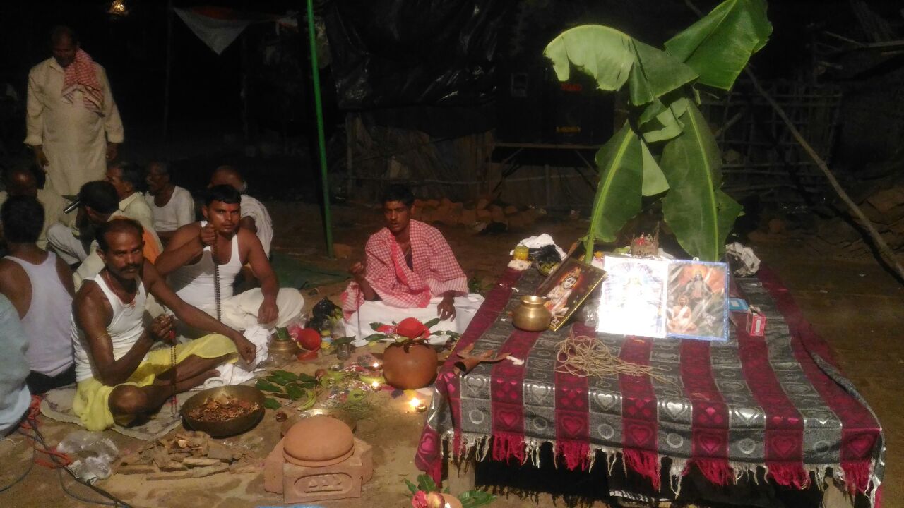 अखण्ड कीर्तन के साथ बजरँग बली मंदिर का हुआ स्थान परिवर्तन 