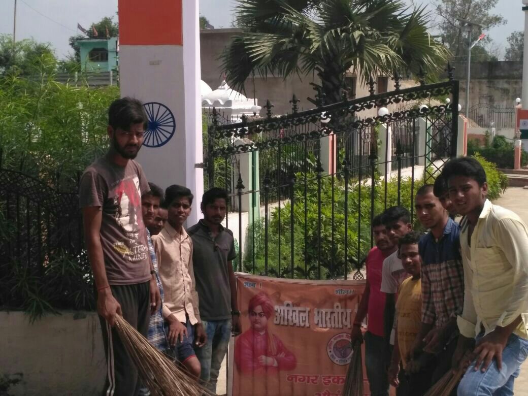 एक कदम स्वच्छता की ओर-अभाविप