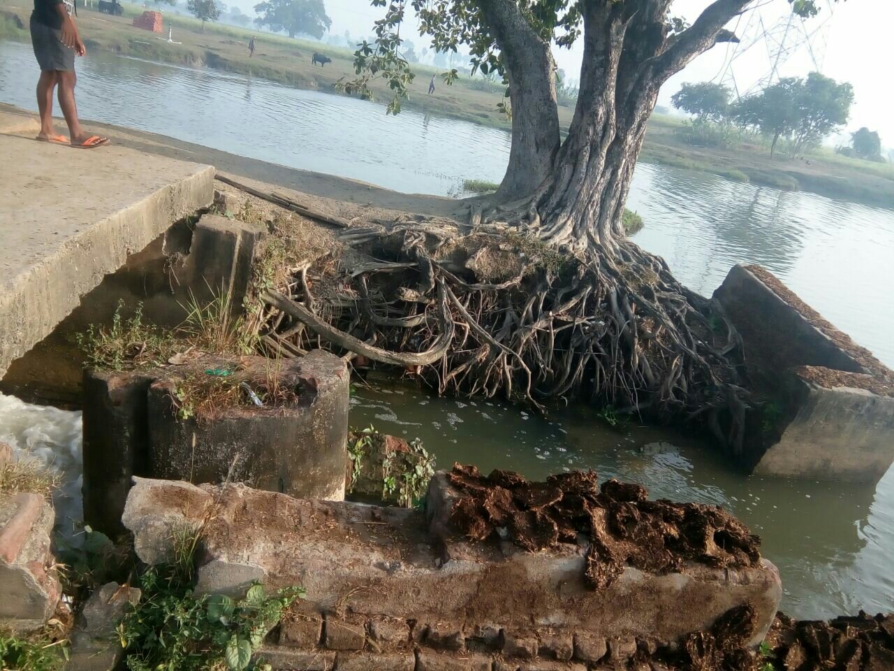 पुल टूटने से दर्जनों गांव से आवागमन बाधित किसी भी जन प्रतिनिधि का ध्यान नही