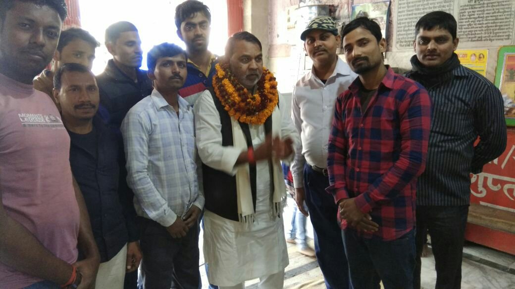 जिला प्रभारी बृज किशोर बिंद का किया गया स्वागत