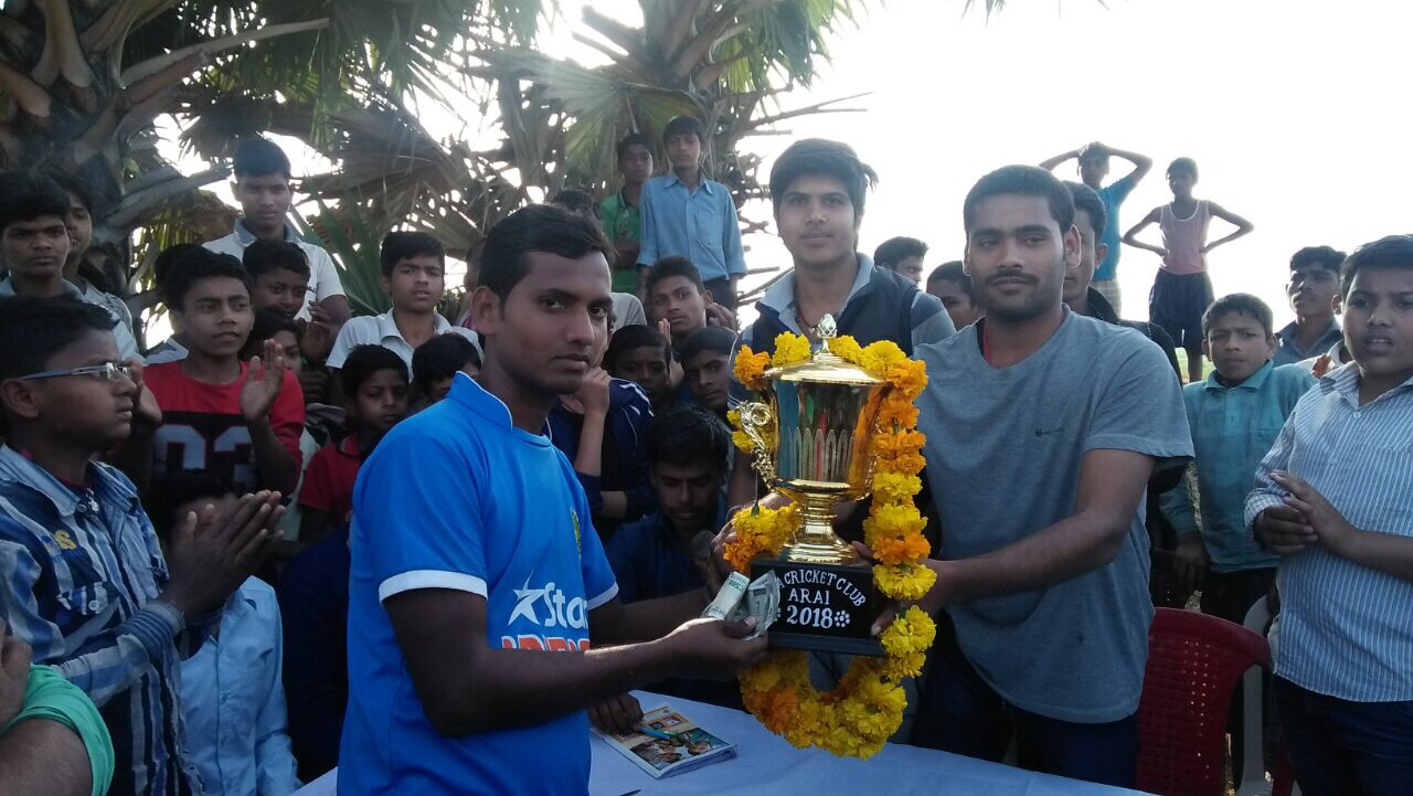 अरई चैलेंजर ने अरई दखीनपट्टी को 4 रन से हराया