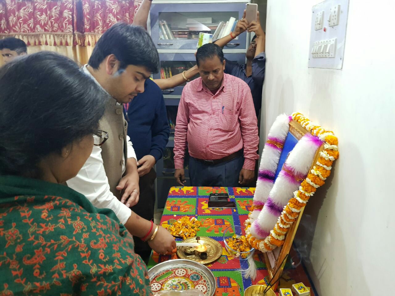 युवा नेता अभिमन्यु यादव का हुआ भव्य स्वागत