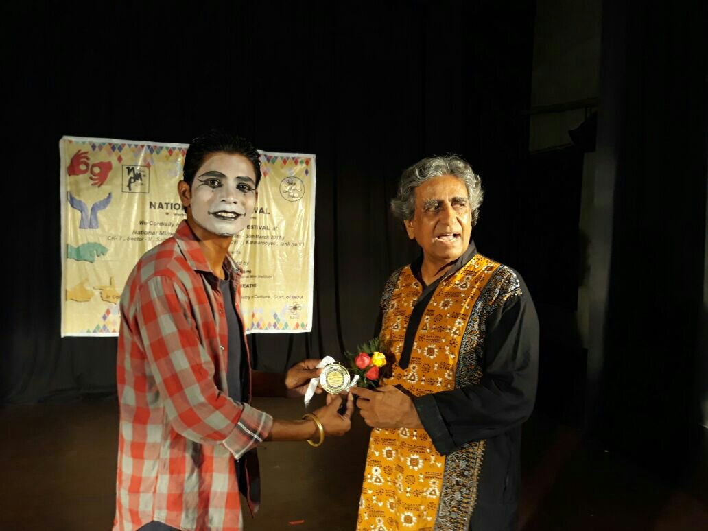 10वां नेशनल माइम फ़ेस्टिवल कोलकाता में रणवीर का रहा जलवा