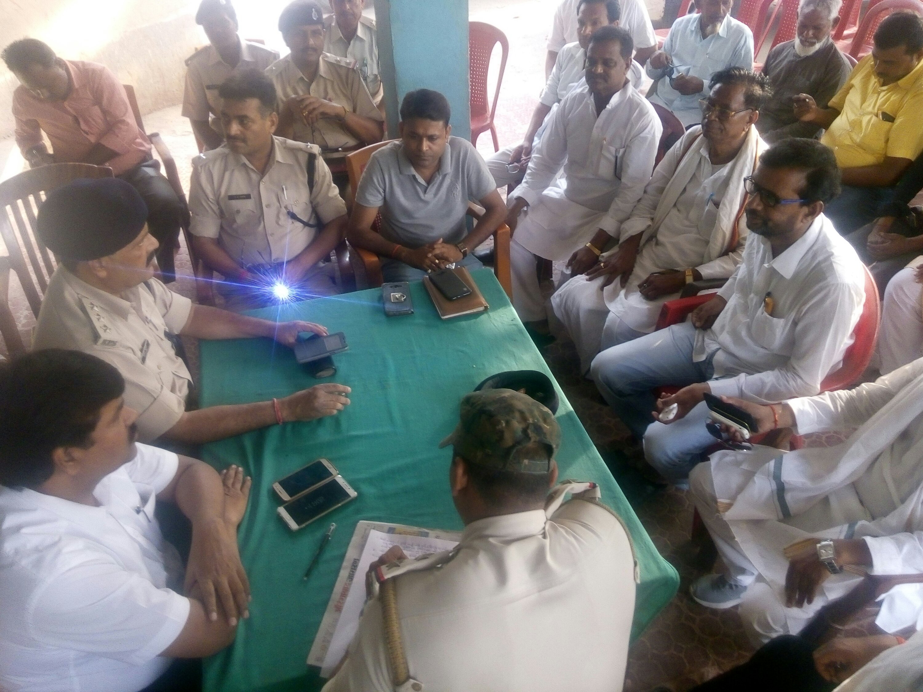 शब- ए- बरात को लेकर शांति समिति की बैठक  ।