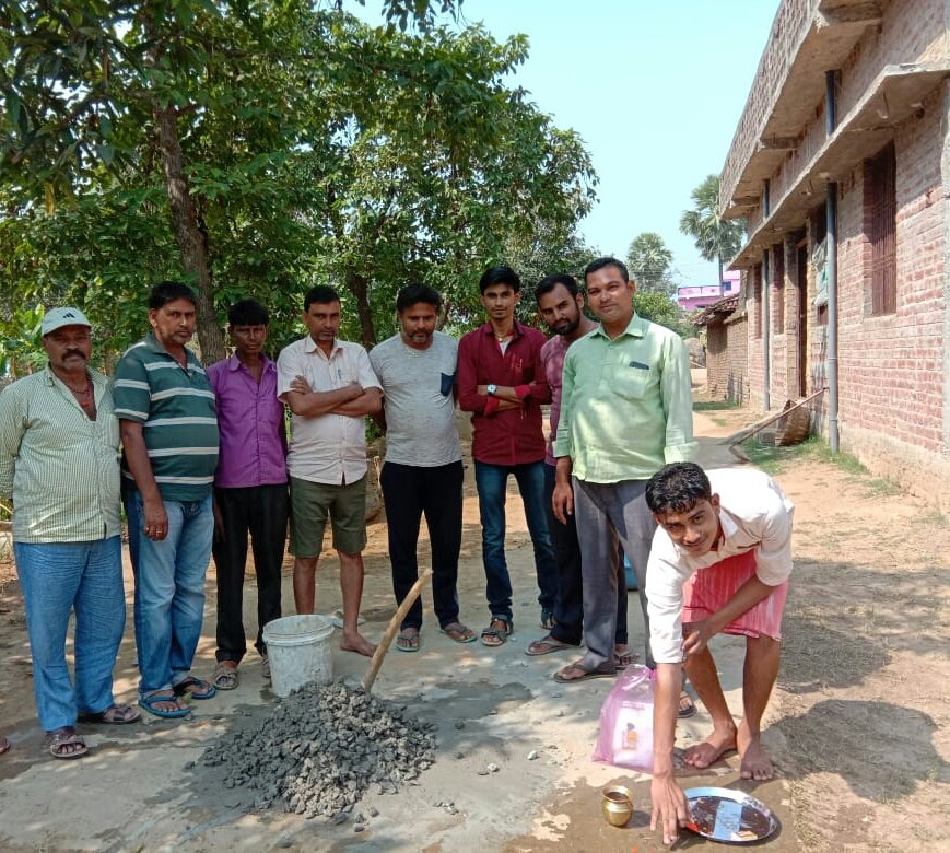  दो पंचायत के ग्रामीणों को सड़क निर्माण से मिलेगा लाभ