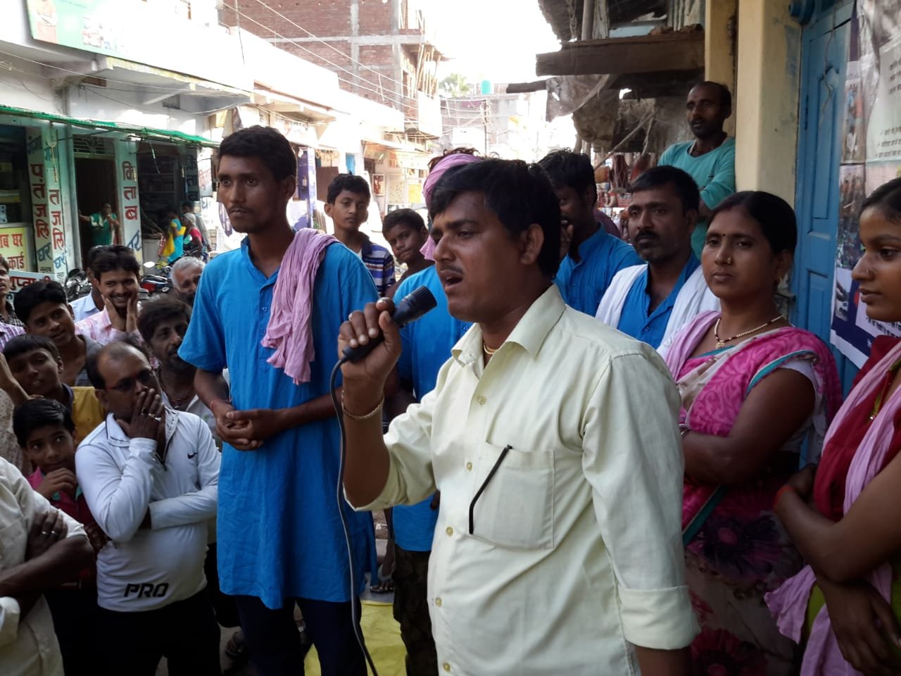 नुक्कड़ नाटक का हुआ आयोजन ।