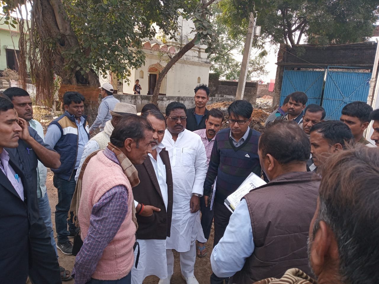 नल जल योजना से हुए कार्यों का निरीक्षण