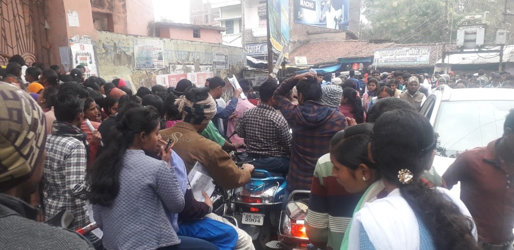 शहर में फिर दिखा जाम