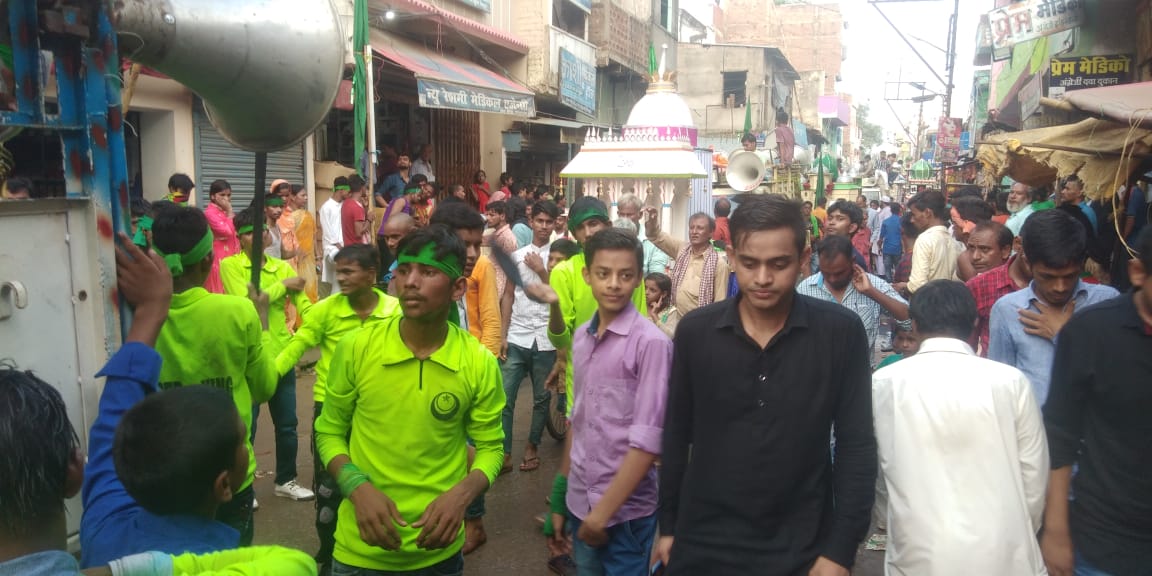 त्याग, बलिदान व मातम का पर्व है मुहर्रम, फन ए सिपहगिरि का हुआ प्रदर्शन।