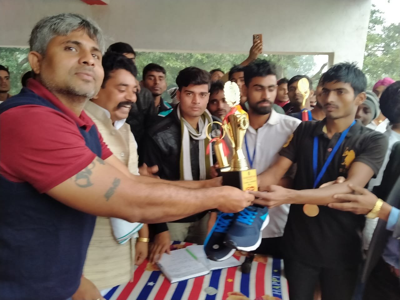 दौड़ प्रतियोगिता का हुआ आयोजन