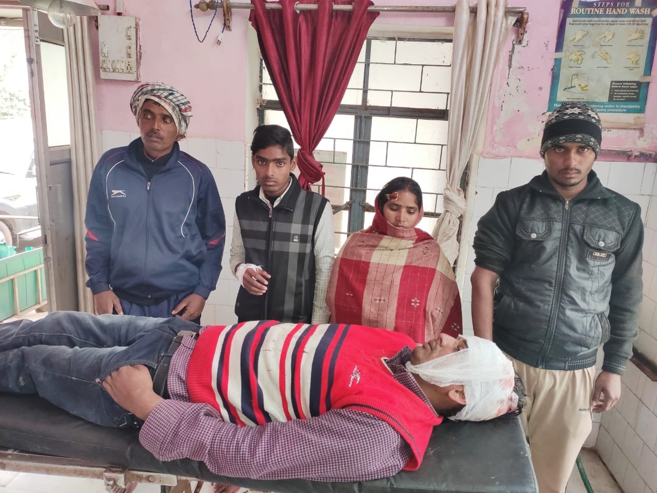 जमीनी विवाद को लेकर मारपीट